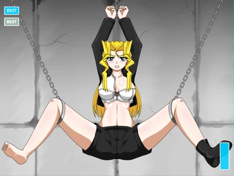 Blonde in BDSM Chains